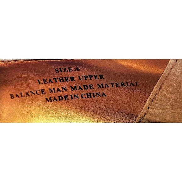 Restricted 4 3/4 Inch Stiletto Pumps Whiskey Color Size 6 Leather Upper with Cor - Picture 8 of 9